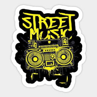 Street Music Sticker